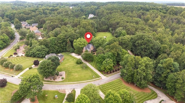 7672 Crossing Ridge Dr, Belews Creek, NC 27009 - view of property location featuring a forest