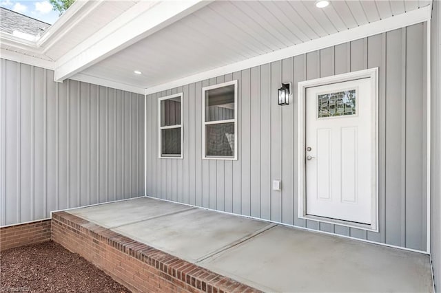 317 Styers Rd, Winston-Salem, NC 27105 - entrance to property featuring board and batten siding