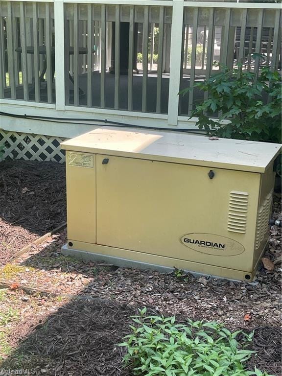 exterior view of a power unit