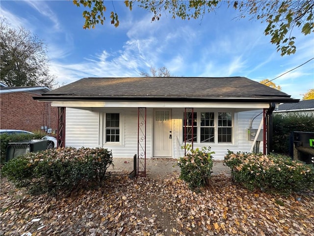 bungalow-style house featuring a porch