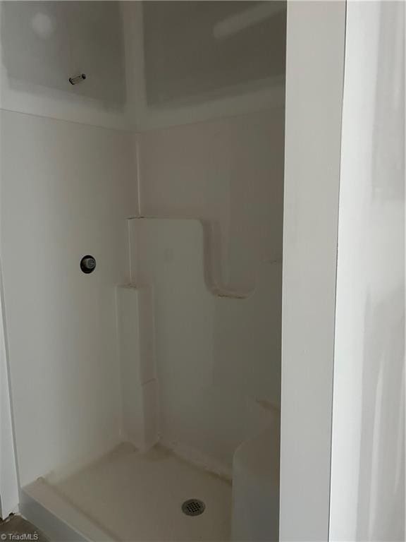 bathroom featuring a shower