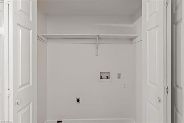 1040 Rock Knoll Ct Unit 193, Winston-Salem, NC 27107 - washroom featuring hookup for a washing machine, electric dryer hookup, and baseboards