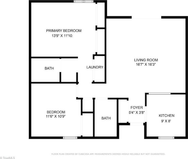 1040 Rock Knoll Ct Unit 193, Winston-Salem, NC 27107 - room layout