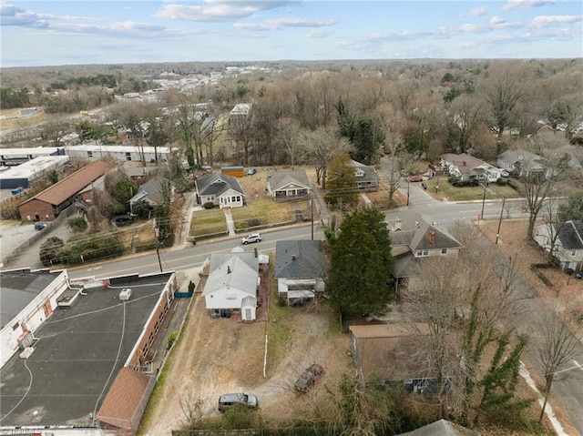 bird's eye view featuring a residential view