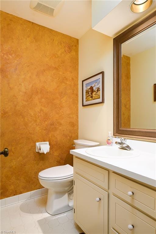 3600 Spicebush Trl, Greensboro, NC 27410 - half bathroom featuring vanity and toilet