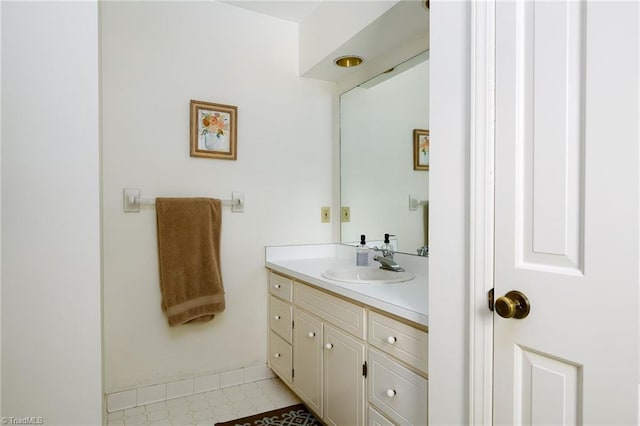 3600 Spicebush Trl, Greensboro, NC 27410 - bathroom featuring vanity and baseboards