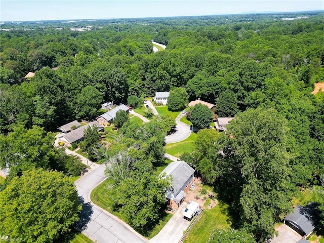 3600 Spicebush Trl, Greensboro, NC 27410 - drone / aerial view of a heavily wooded area