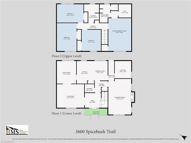 3600 Spicebush Trl, Greensboro, NC 27410 - view of floor plan / room layout