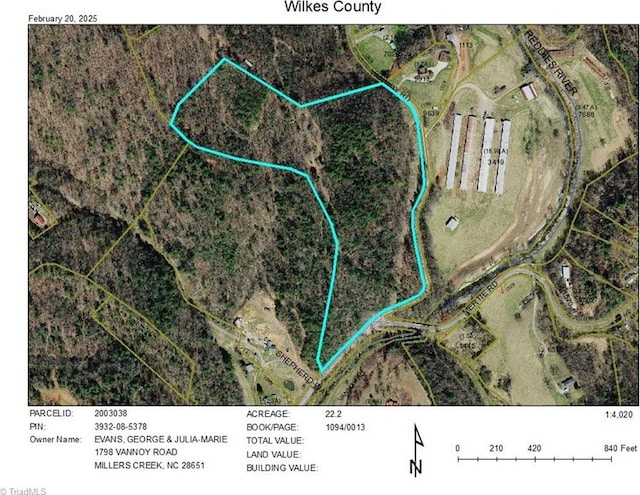 TBD Vannoy Rd, Millers Creek NC, 28651 land for sale