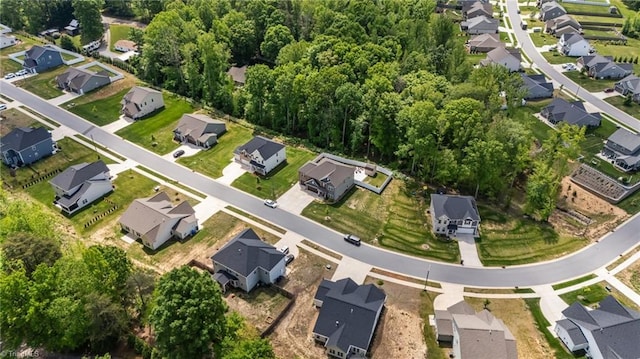 birds eye view of property featuring a residential view