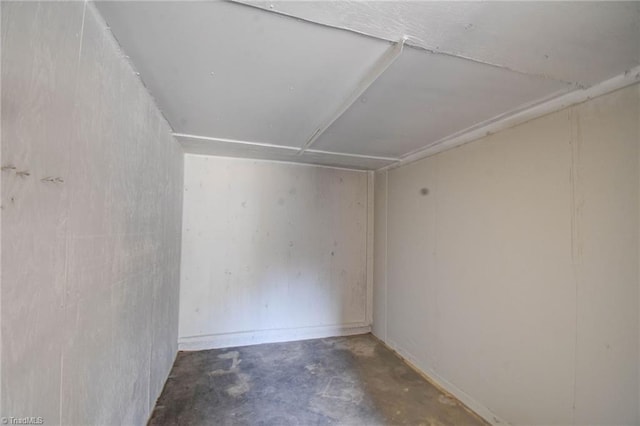 empty room featuring concrete floors