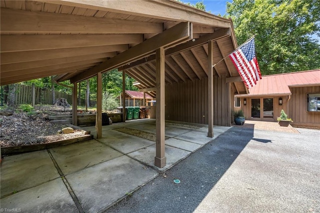 3715 Bentbrook Dr, High Point, NC 27265 - view of patio / terrace featuring french doors