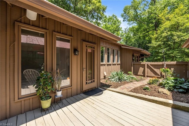 3715 Bentbrook Dr, High Point, NC 27265 - view of wooden deck