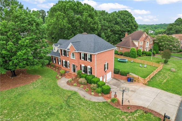 3401 Lochurst Ct, Pfafftown, NC 27040 - view from above of property