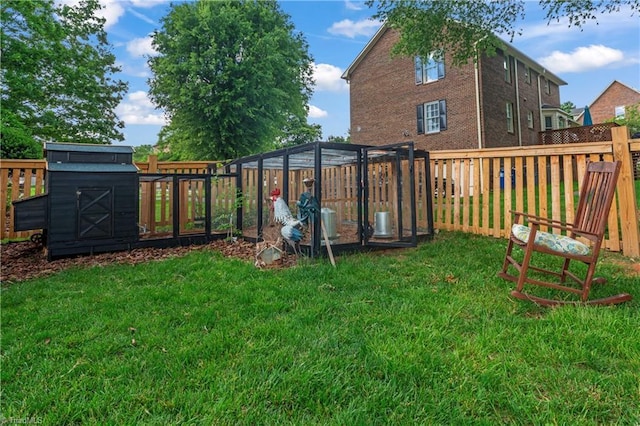 3401 Lochurst Ct, Pfafftown, NC 27040 - view of yard with an outdoor structure and exterior structure