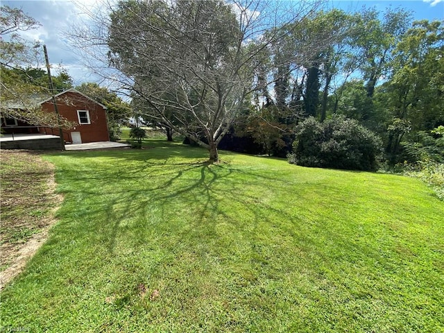 view of yard