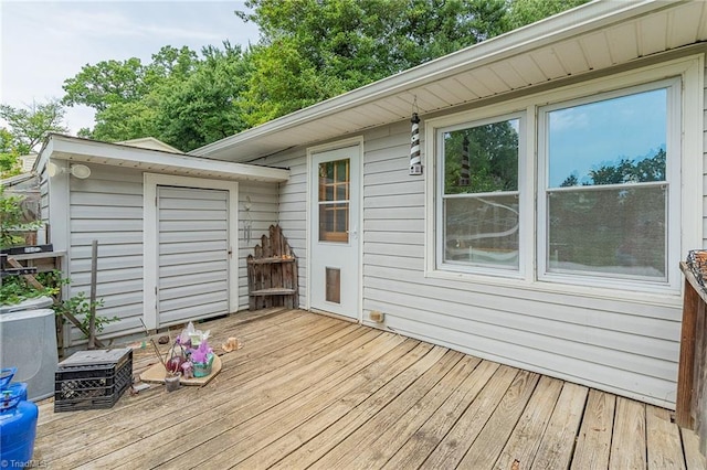 704 Summit Rd, High Point, NC 27265 - view of wooden deck