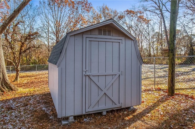 view of outdoor structure