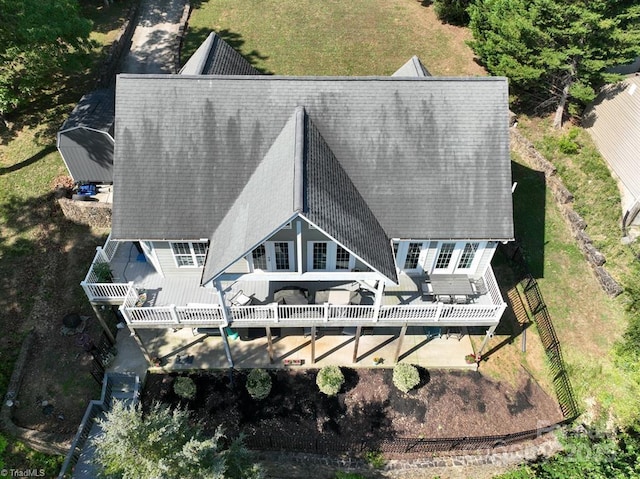 126 Strand Dr, New London, NC 28127 - aerial view of property and surrounding area