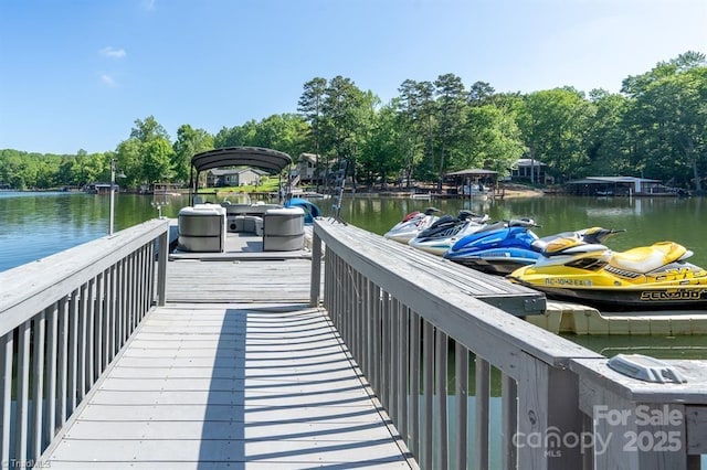 126 Strand Dr, New London, NC 28127 - dock area with a water view