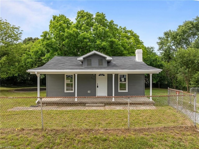 712 Nance Ave, High Point, NC 27263 - bungalow-style home featuring covered porch and a chimney