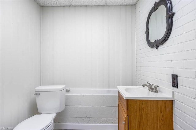 162 N Hazelwood Dr, Mocksville, NC 27028 - half bathroom featuring toilet and vanity