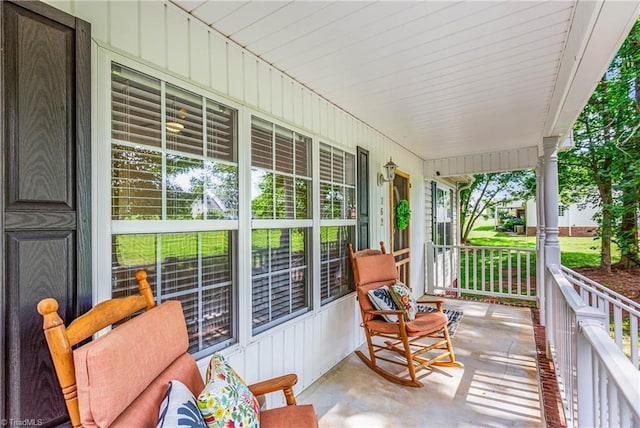 162 N Hazelwood Dr, Mocksville, NC 27028 - view of porch