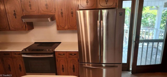 kitchen featuring stainless steel appliances