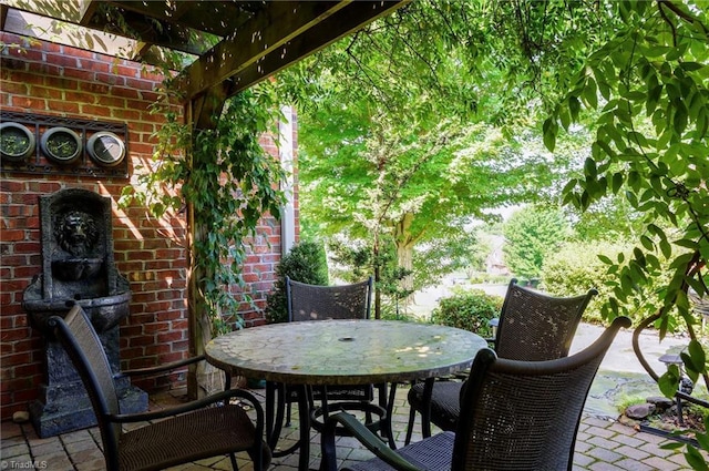129 Turnbuckle Ct, Clemmons, NC 27012 - view of patio / terrace with outdoor dining area
