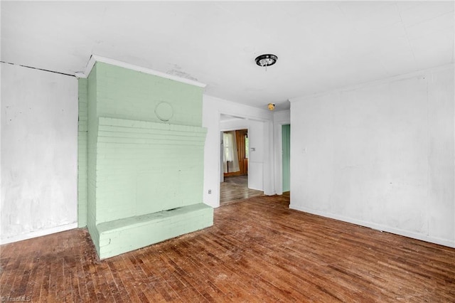 1198 Red Bank Rd, Germanton, NC 27019 - empty room with wood finished floors and crown molding