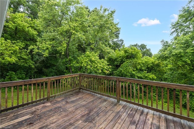 1198 Red Bank Rd, Germanton, NC 27019 - wooden terrace with a forest view