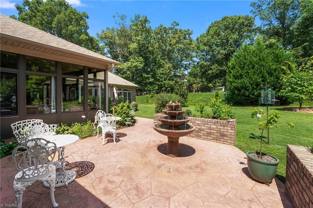 view of patio