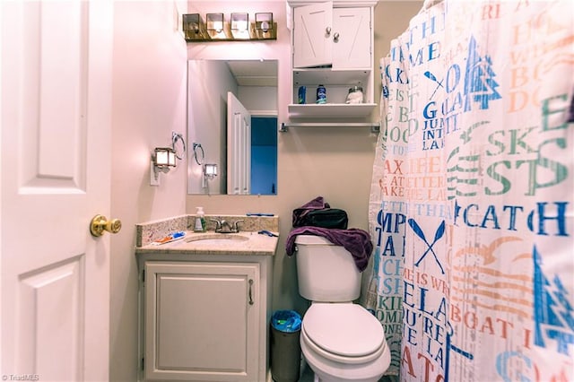 5750 Gayray St, Clemmons, NC 27012 - bathroom featuring vanity and a shower with shower curtain