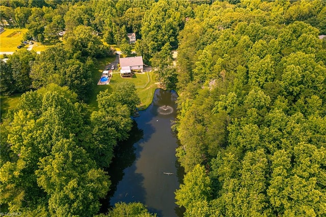 5750 Gayray St, Clemmons, NC 27012 - aerial view of a forest and a nearby body of water