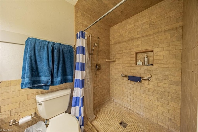 2205 Sedgemont Dr, Winston-Salem, NC 27103 - full bathroom with toilet and a stall shower