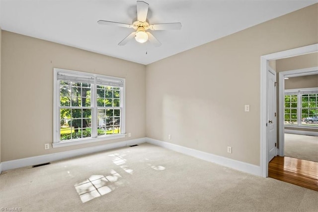920 James Doak Pkwy, Greensboro, NC 27455 - empty room with carpet floors and a ceiling fan
