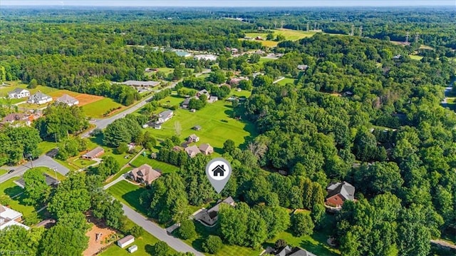 920 James Doak Pkwy, Greensboro, NC 27455 - aerial view of property's location featuring a forest