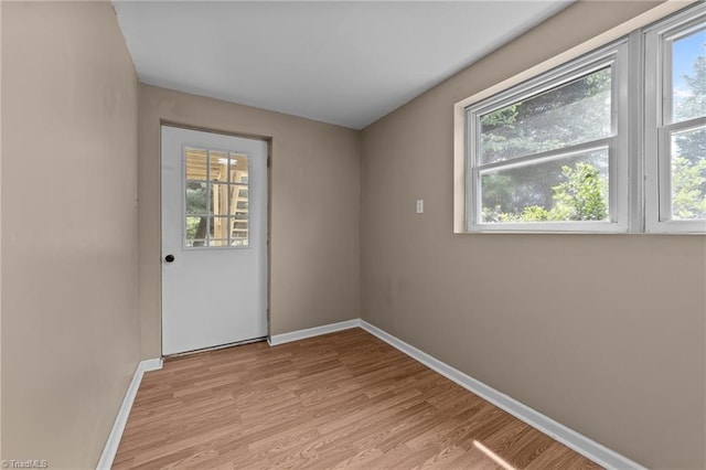 131 Springdale Dr, Stoneville, NC 27048 - interior space featuring baseboards and light wood-type flooring