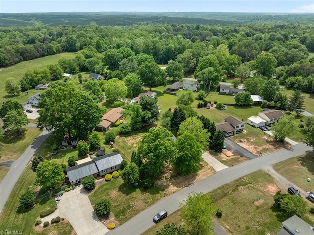 131 Springdale Dr, Stoneville, NC 27048 - birds eye view of property featuring a wooded view