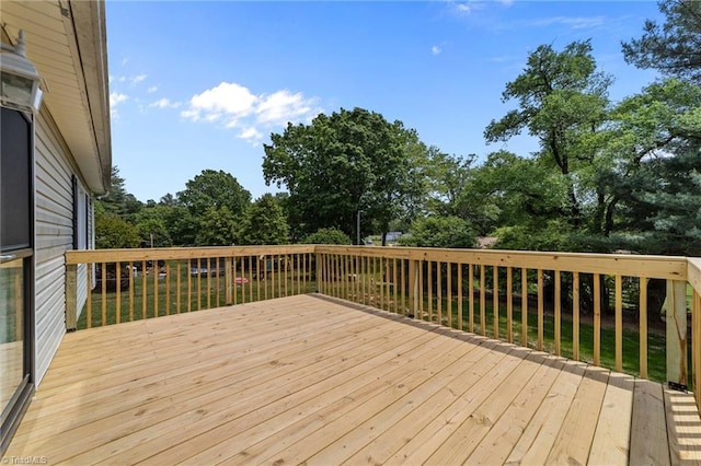 131 Springdale Dr, Stoneville, NC 27048 - view of wooden deck