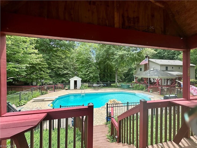 3501 River Ridge Rd, Pfafftown, NC 27040 - view of pool featuring a gazebo and a patio
