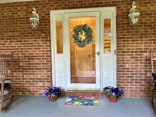 3501 River Ridge Rd, Pfafftown, NC 27040 - property entrance with brick siding