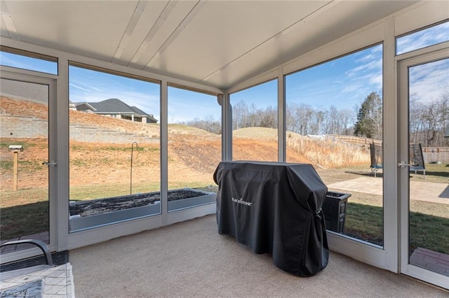 sunroom featuring a healthy amount of sunlight