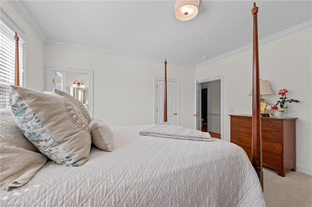 2014 Muirfield Ct, Elon, NC 27244 - carpeted bedroom with ornamental molding and baseboards