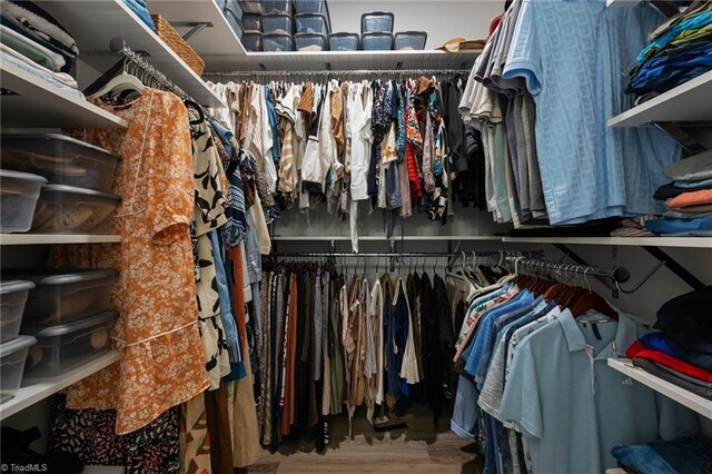 5120 Whaitley Ln, Greensboro, NC 27407 - spacious closet with wood finished floors