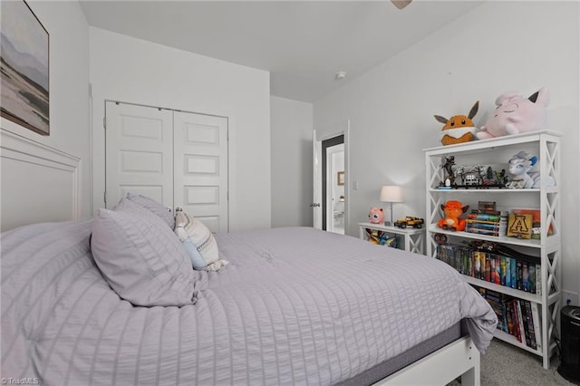 5120 Whaitley Ln, Greensboro, NC 27407 - bedroom with a closet and carpet flooring