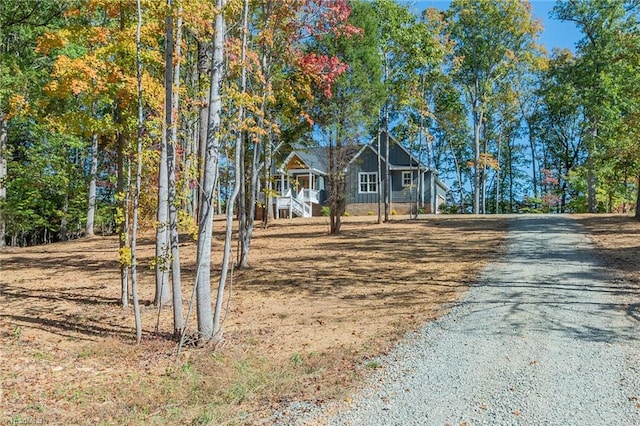 view of front of home