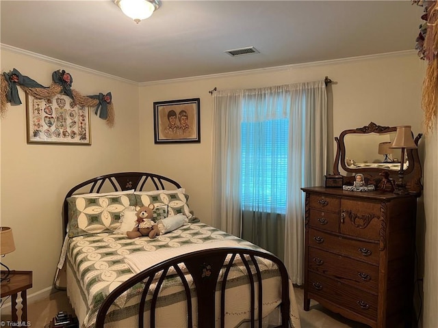 209 Cedar Ln, North Wilkesboro, NC 28659 - bedroom featuring crown molding