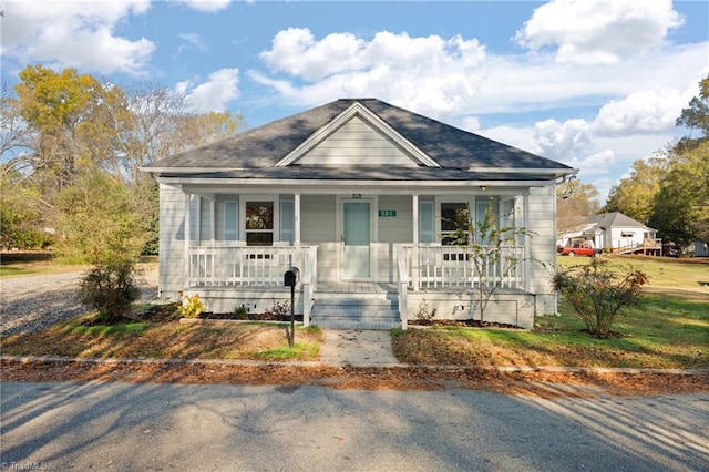 bungalow featuring covered porch