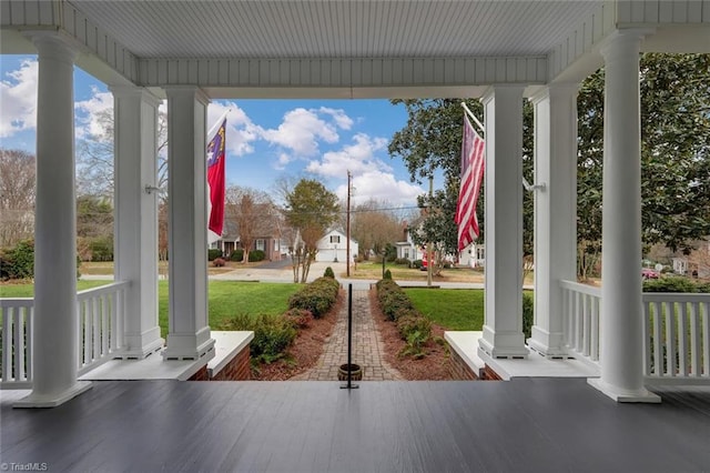 521 Patrick St, Eden, NC 27288 - view of porch